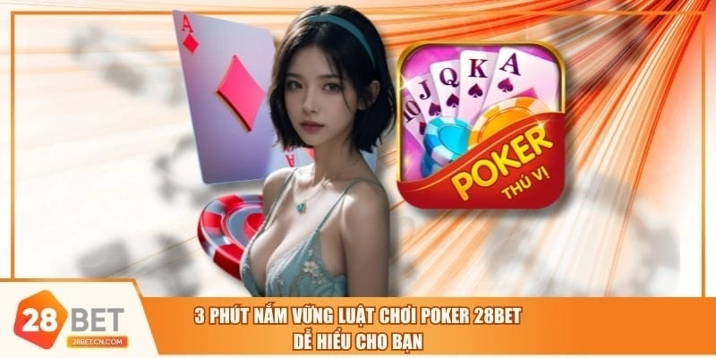 3 Phút Nắm Vững Luật Chơi Poker 28BET Dễ Hiểu Cho Bạn 3 Phút Nắm Vững Luật Chơi Poker 28BET Dễ Hiểu Cho Bạn